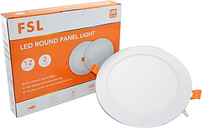 Panneau led fsl 3033r 12w pour 1 boîte (blanc chaud 3000k)