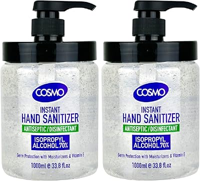 Désinfectant pour les mains cosmo le plus vendu, 100 ml, 70 % d'alcool