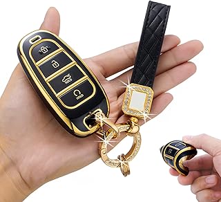 Lcwp jws housse de clé de voiture hyundai, protection à 360 degrés