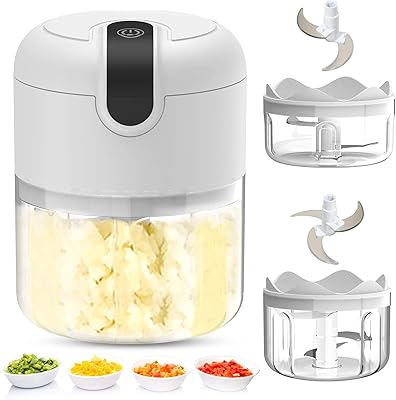 Mini hachoir à ail électrique oignon noix de poivre mini portable pour cantaloup