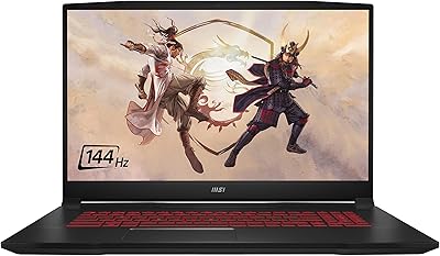 Ordinateur portable de jeu msi katana gf76 avec écran fhd 144 hz