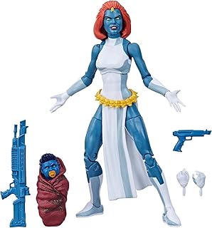 Figurine marvel mystique de la série animée x-men legends vhs box