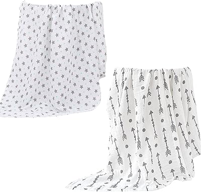Couvertures d'emmaillotage en mousseline pour garçons et filles, couverture d'emmaillotage pour nouveau-né 100
