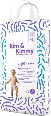 Pantalon kim & kimmy, 12-17 kg, 42 pièces, taille 5, imprimé avec la phrase