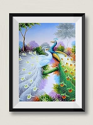 Puzzle bleu et blanc de 500 pièces pour adultes, jeu de puzzle paon, cadeau éducatif pour la famille et les amis. Commandez malin, vivez mieux avec Diaytar