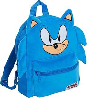 Sac à dos officiel sonic the hedgehog 3d en peluche pour enfants garçons