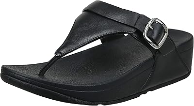 Fit flop, sandale ouverte réglable lulu en cuir pour femmes
