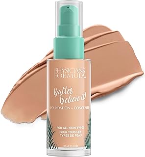Physicians formula murumuru bf butter, believe it! fond de teint + correcteur, léger