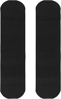2 pièces de ruban adhésif imperméable sans bulles pour scooter et skateboard noir