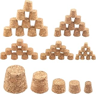 Rostark 100 pièces mini bouchons de tire-bouchon 5 tailles pointeur de tire-bouchon bouchons