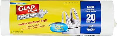 Sacs poubelles noirs glad 18 sacs