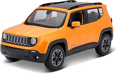 Maisto jeep renegade en orange et échelle 1/24 (31282or)