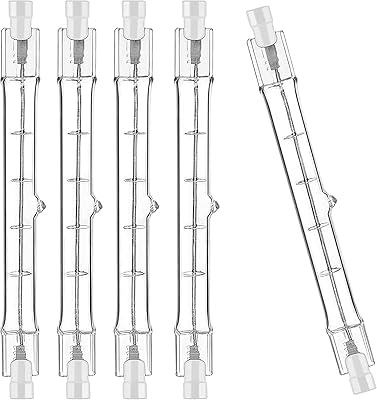Ampoules halogènes r7s, paquet de 5 118 mm 150 w, ampoules r7s linéaires