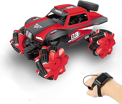 Voiture tout-terrain 4x4 télécommandée swift avec véritable suspension, capteur de gravité, horloge lumineuse