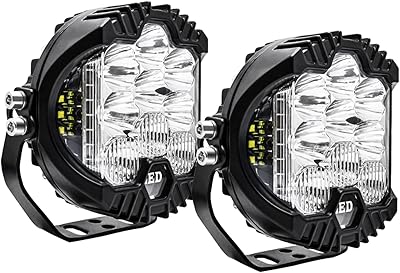 Morelian 2 pièces phares de travail à led 5 pouces projecteurs à faisceau