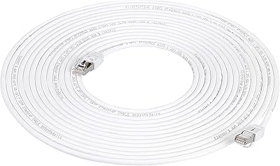 Câble internet haut débit cat 7 amazonbasics rj45 gigabit ethernet à 10 gbps