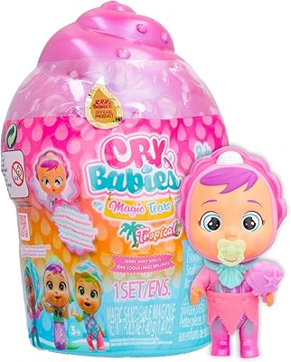 Cry babies magic tears tropical world - série shiny shells | surprises, accessoires