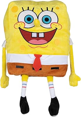Oreiller câlin en peluche super doux franco, taille unique, bob l'éponge