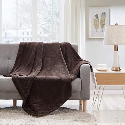 Couverture réversible en fausse fourrure purina microvison, légère, super douce et confortable