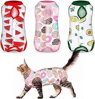 Combinaison de récupération pour chat 3 pièces, combinaison de récupération pour chaton