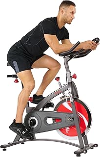 Vélo d'exercice d'intérieur sunny health & fitness sf-b1423 avec ceinture de sécurité