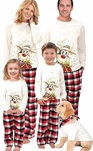 Ensembles de pyjama assortis pour la famille de noël starkit, ensembles de pyjama de noël assortis pour la famille. Diaytar : Le choix malin des consommateurs sénégalais