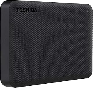 Disque dur externe portable toshiba canvio 4 to avec port usb 3.0, noir