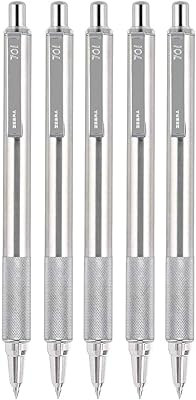 Stylo à bille rétractable zebra f-701 en acier inoxydable, encre noire, pointe fine 8 mm, 5 pièces. Diaytar : Acheter moins cher n'a jamais été aussi facile