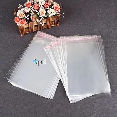 Petits sacs en plastique transparents auto-adhésifs refermables pour emballer, organiser et stocker