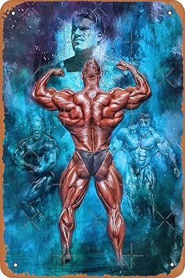 Jay cutler mr olympia affiche d'art de musculation en métal