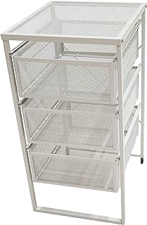 Commode à tiroirs ikea lennart en blanc avec roulettes