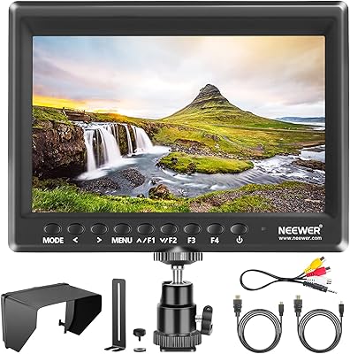 Neower f100 moniteur de caméra ips 7 pouces 1280x800 avec câble mini hdmi
