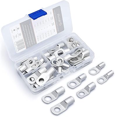 30pcs queue de fil de cuivre étamé robuste awg 2 4 6 5-16"