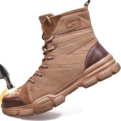Bottes à bout en acier suadex pour hommes bottes de travail