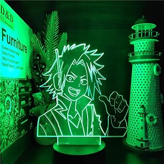 Veilleuse led 3d luxia boku no hero academia denki kaminari anime manga