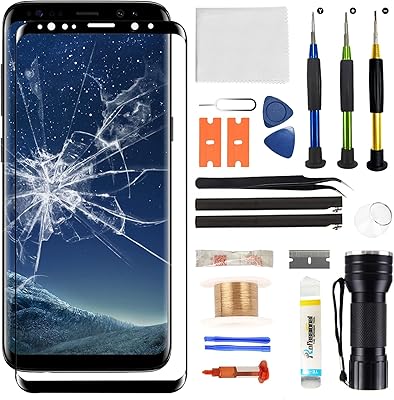 Remplacement de l'écran en verre avant du galaxy s8 - compatible avec samsung