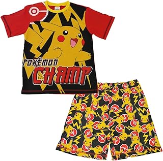 Ensemble pyjama court pokémon pour garçons \"pikachu champ\"". Vos marques préférées à prix réduits sur Diaytar