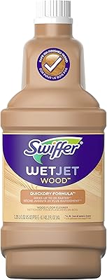 Solution de nettoyage multi-usages pour parquets swiffer wet-jet, 1,25 litre (l'emballage peut varier)