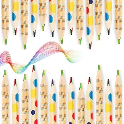 Crayons de couleur arc-en-ciel siosi pour enfants, crayons de couleur 4 en 1