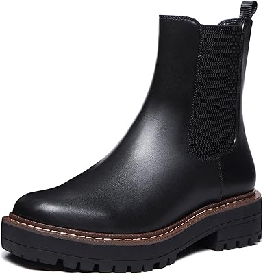 Bottines chelsea athlefit pour femmes, bottines à plateforme à enfiler à talon épais et semelle crantée en cuir. Des milliers de références à découvrir sur Diaytar Sénégal