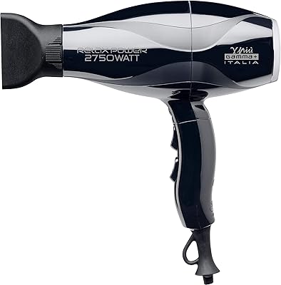 Sèche-cheveux relax power de gamma bio couleur noir brillant 2750