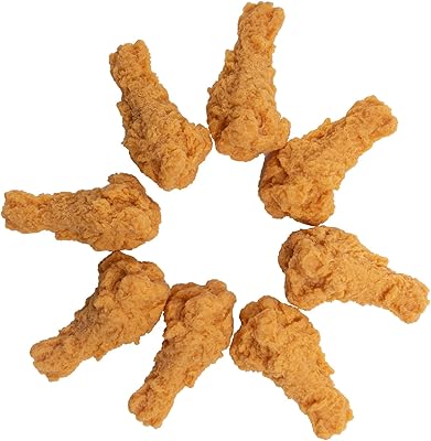 8 pièces faux poulet frit modèle réaliste cuisses de poulet artificielles nourriture viande bricolage maison cuisine décor affichage accessoires halloween astuce. Diaytar : Quand qualité rime avec économie
