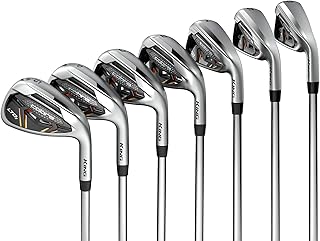 Ensemble de golf cobra ltdx 2022 chrome & gold fusion iron