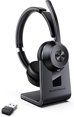 Casque bluetooth v5.1 casque sans fil avec suppression du bruit du micro 40