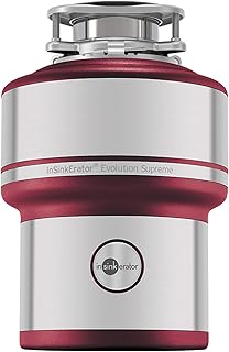 Broyeur de déchets alimentaires evolution in-sync erator 200s, rouge, 33 x 23,4 x