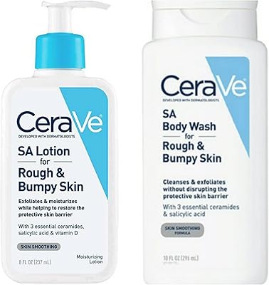 Collection de soins pour peau rugueuse et serrée cera vi sa nettoyant
