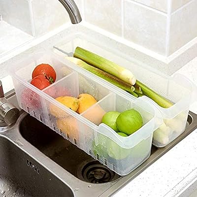 Bacs de réfrigérateur et de congélateur, organisateur de réfrigérateur, conteneurs de stockage d'aliments