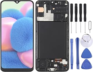 Écran lcd oled samsung galaxy a30s sm-a307 complet avec cadre (noir)