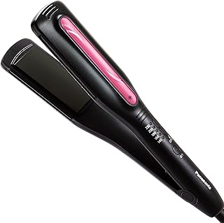 Lisseur à cheveux en céramique panasonic avec plaque large pour un lissage rapide