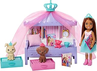 Poupée et coffret de jeu barbie princess adventure